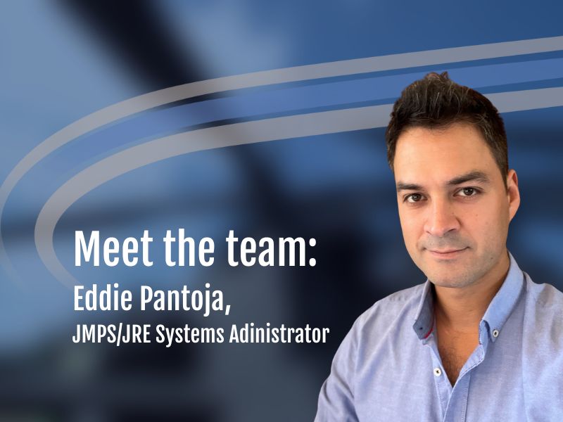 Meet the team: Eddie Pantoja